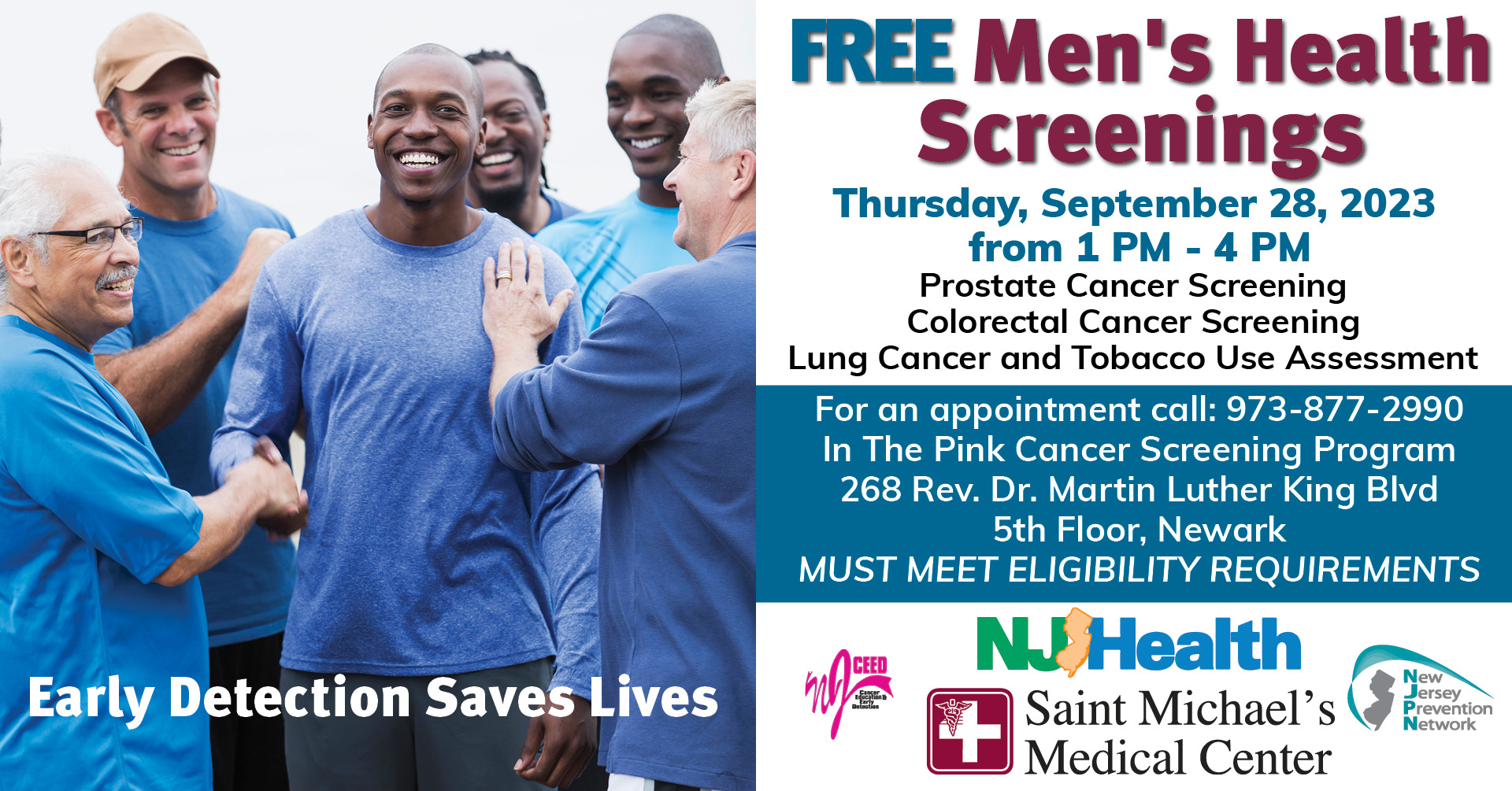 FREE Men's Health Event banner