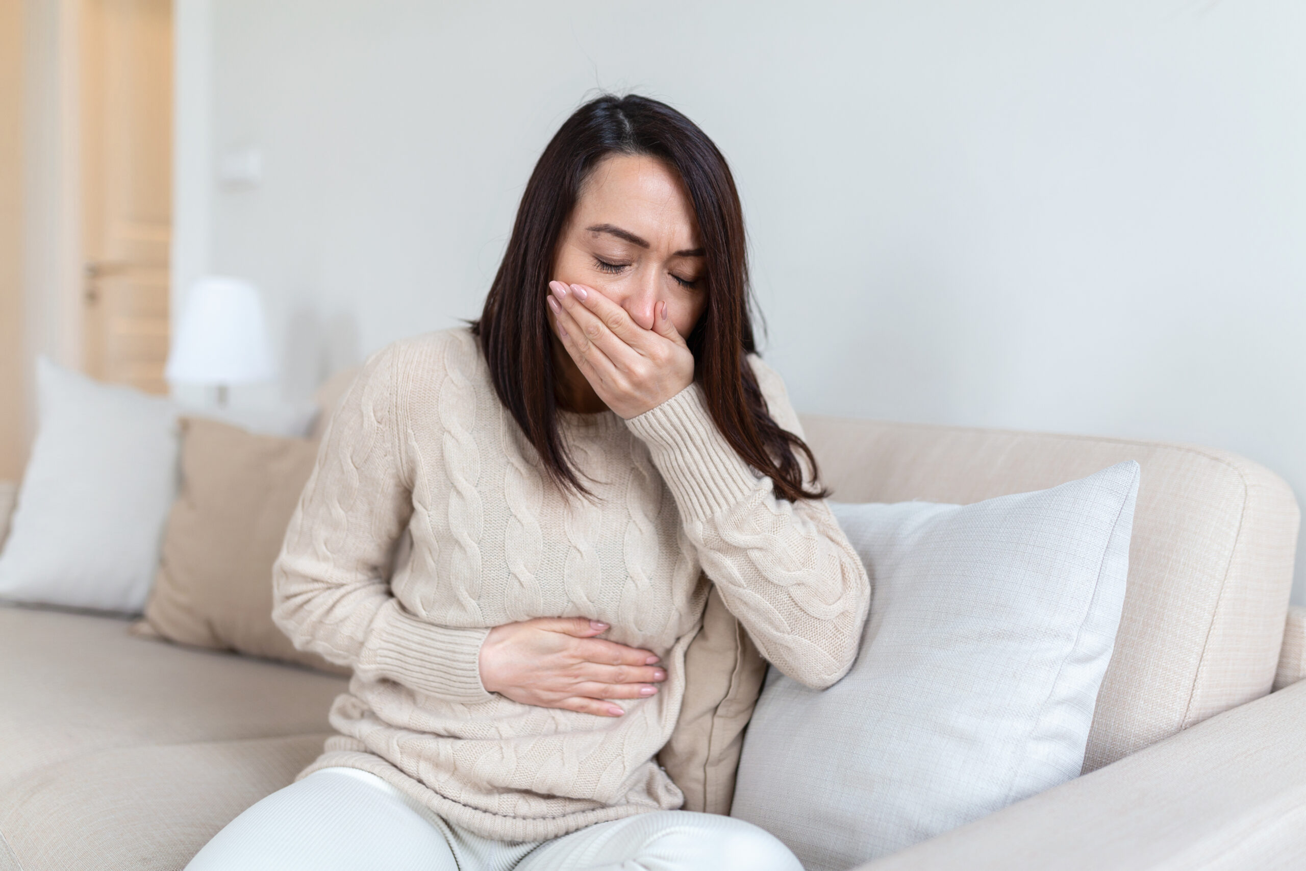 women with morning sickness