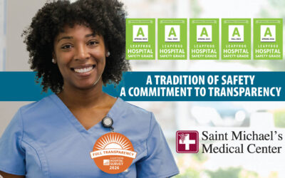 Saint Michael’s Medical Center Earns Full Transparency Badge from The Leapfrog Group